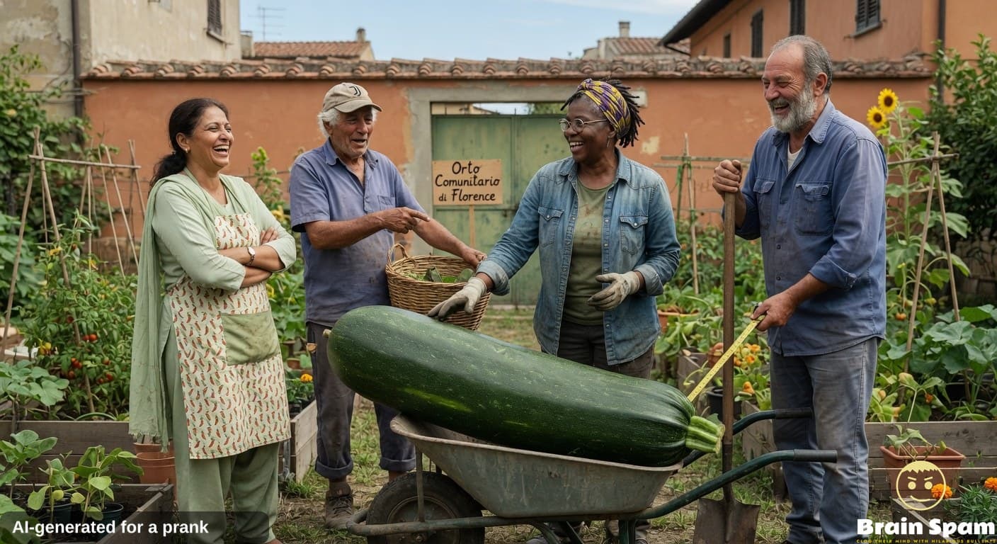 Community Garden Effort Produces Exactly One Enormous Zucchini